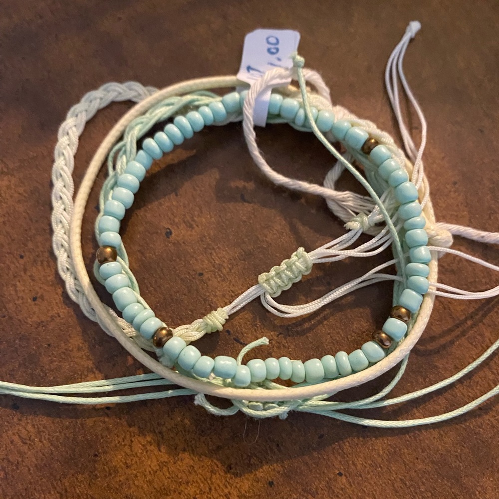 New Blue Adjustable Boho Bracelet